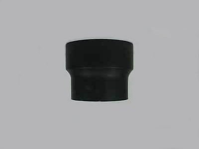 Rauchrohr Abgasrohr Übergangsstück und Erweiterungsstück. Lieferbar in den Farben schwarz, silber und gussgrau.